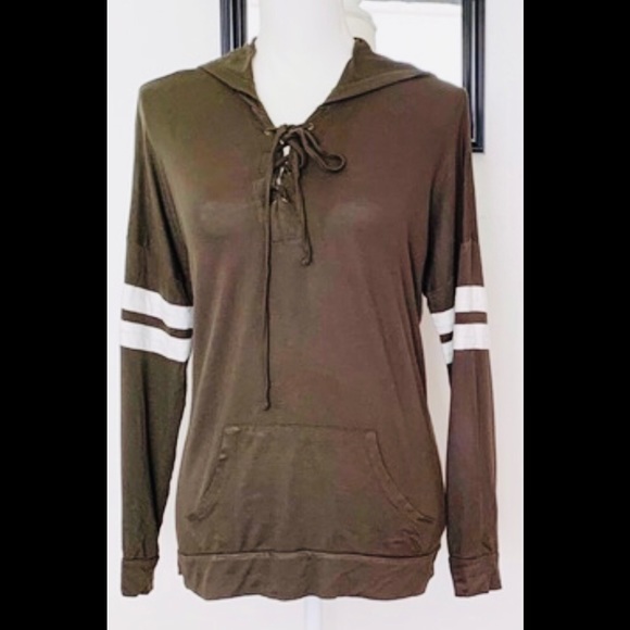 Pink Republic Olive Green Hoodie